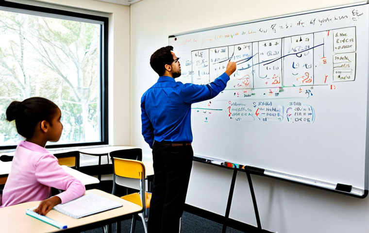 **

"A professional statistics instructor in a modest outfit, teaching a class using a whiteboard filled with equations, students actively participating, modern classroom setting, fully clothed, appropriate attire, safe for work, perfect anatomy, natural proportions, professional educational illustration, high quality, family-friendly."

**