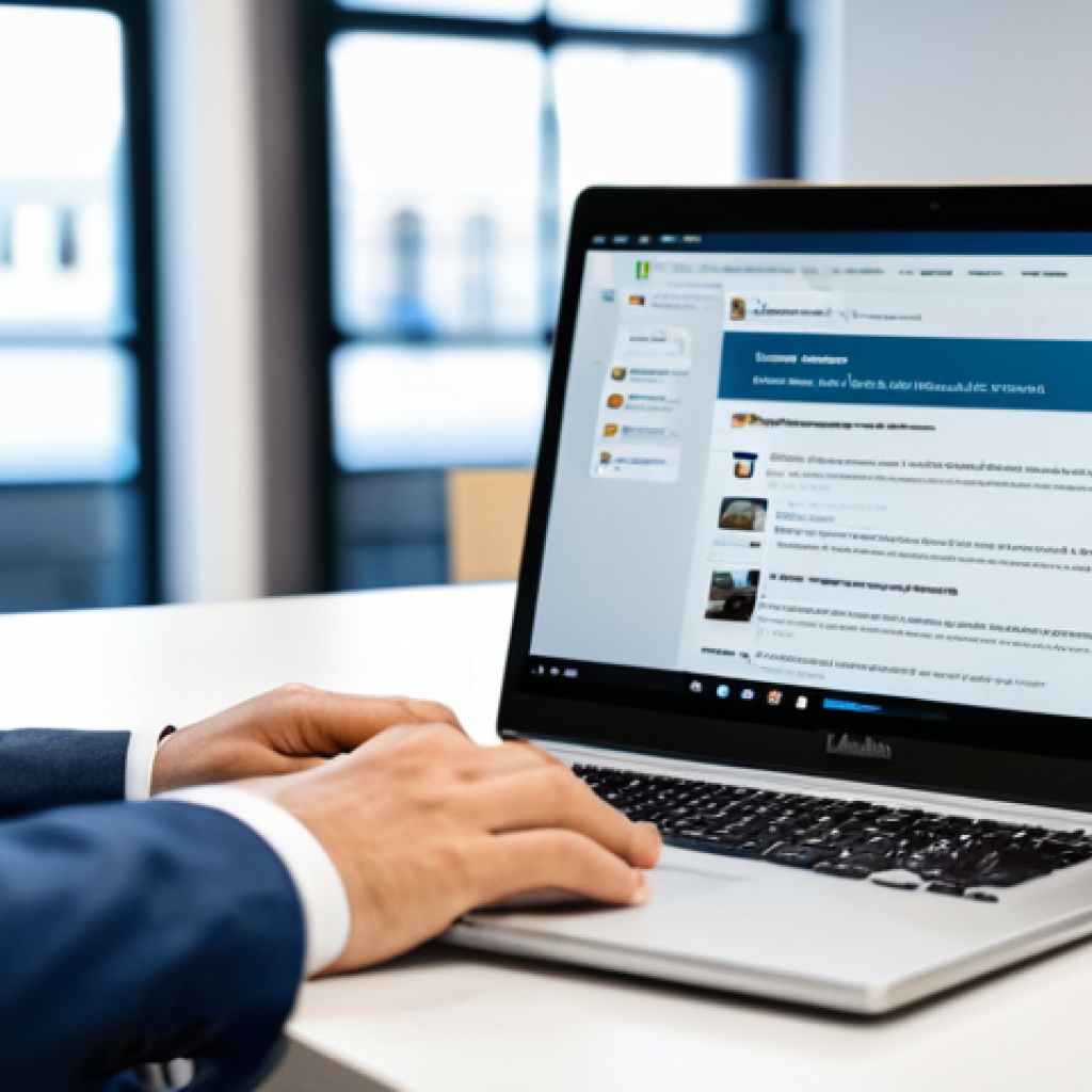 통계분석 전문가 네트워킹 팁 - Online Presence**

"A professional statistician, fully clothed in business casual attire, updating t...